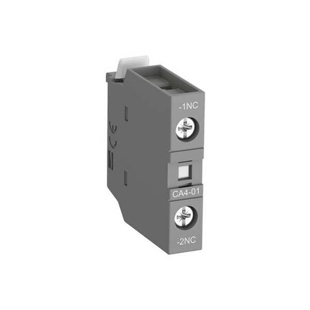 Abb Aux Contact Block, 1NC, Standard, Front Mtg CA4-01