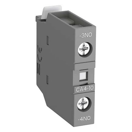 Abb Aux Contact Block, 1NO, Standard, Front Mtg CA4-10