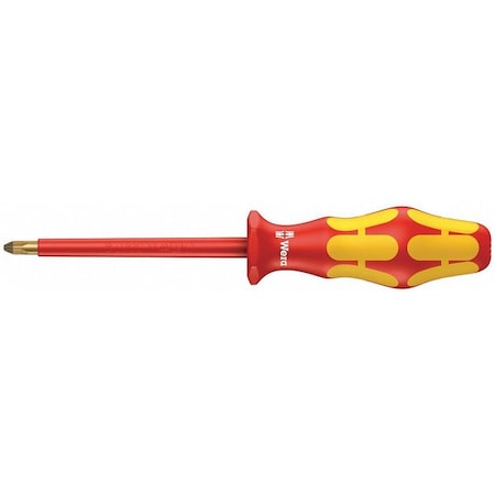 Wera Insulated Phillips Screwdriver No 2 Round 05006154001