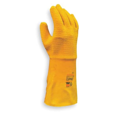 Showa Cut-Resistant Coated Gloves, Cut Level 2 , Latex , Rough , 10 1 PR 67NFW-10