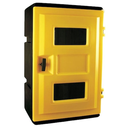 Zoro Select Safety Cabinet, SCBA, 27-1/2" H, 21-1/2" W, Yellow 6ATL9
