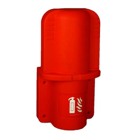 Jonesco Fire Extinguisher Cabinet, Surface Mount, 16 in Height, 5 lb, Plastic JFEX03