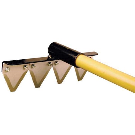 Flamefighter Steel Fire Rake, 60 in L Fiberglass Handle FR