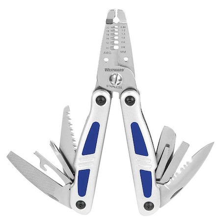 Westward Wire Stripper Multi-Tool, SS, 12 Function 6ATV1