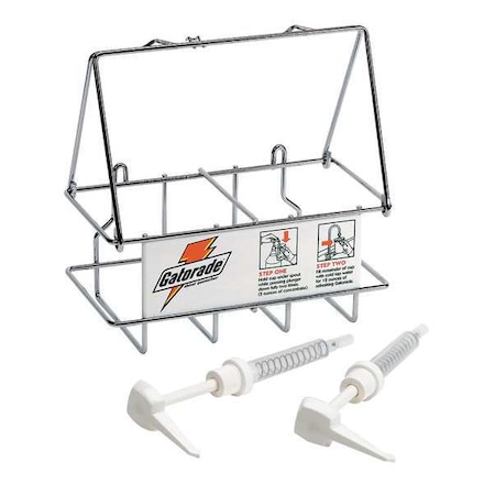 Gatorade Wire Rack Dispenser, Two Pumps 49974