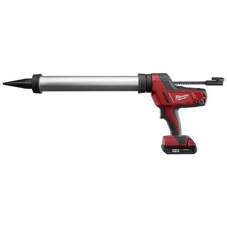 Milwaukee Tool M18 Cordless 20-oz Aluminum Barrel Caulk and Adhesive Gun Kit 2642-21CT