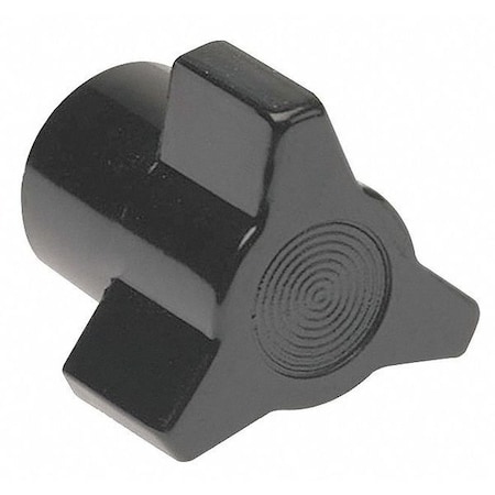 Davies Three Prong Clamp Knob, 3/8-16 Thread Size, 1.02"L, GP Phenolic 3040AH