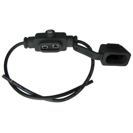 Eaton Bussmann Fuse Holder, 0 to 20A Amp Range, 32V DC Volt Rating, 1 Poles, Wire Leads ATC-FHID