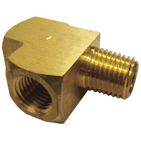 Zoro Select Street Tee Brass Street Tee, 1/2 in Female NPT X 1/2 in Male NPT 6AYW3