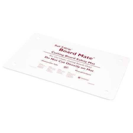 San Jamar Cutting Board Mat, 10x16, White CBM1016