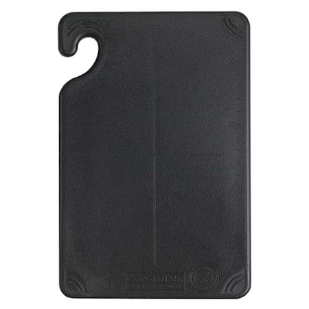 San Jamar Cutting Board, 6x9, Black CBG6938BK