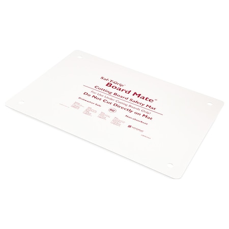 San Jamar Cutting Board Mat, 13x18, White CBM1318