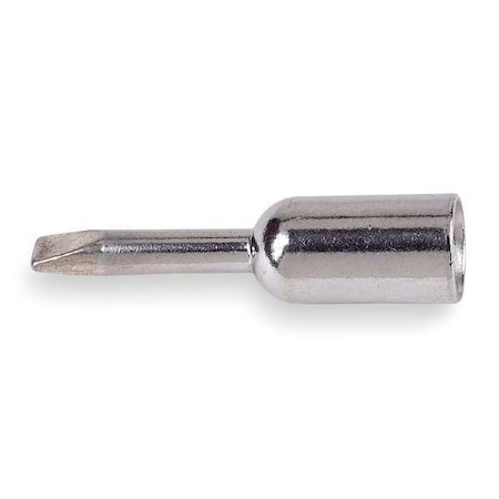 Weller Soldering Tip, 1/4 in Thread On, 0.13 in, For Use With Mfr. No. 7500 PL113