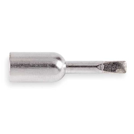 Weller Soldering Tip, 1/4 in Thread On, 0.13 in, For Use With Mfr. No. 7500 PL151