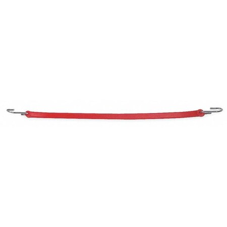 The Perfect Bungee Standard Bungee Strap, S-Hook, 18 In.L, Red B18R