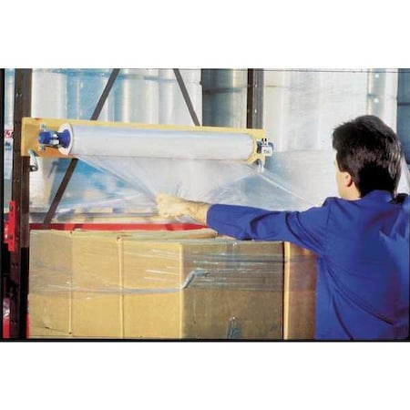 Goodwrappers Top Sheeting, 60" W x 60" L, 125 ga, Cast Style, Clear, Heavy Duty 15C010