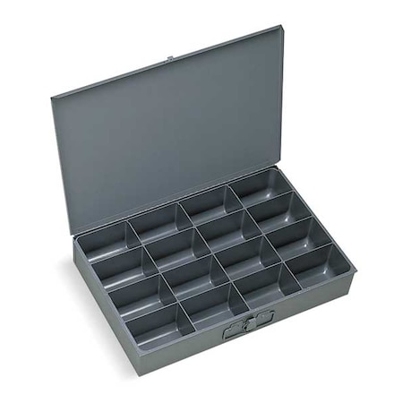 Durham Mfg Steel, Compartment Drawer, 9 7/8 in D x 2 1/8 in H x 13 5/8 in W 209-95-D938
