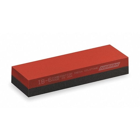 NORTON ABRASIVES Combination Grit Stone, Silicone, 8x2x1 61463685455