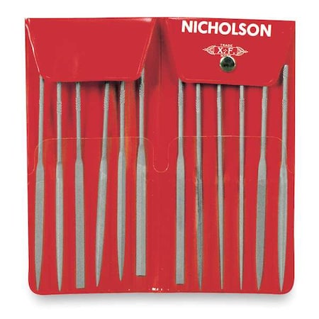 Crescent Nicholson 12 Piece 5-1/2" 2 Cut File Assortment 37398