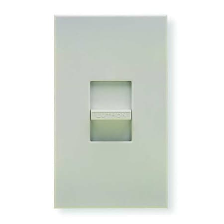 LUTRON Lighting Dimmer, Slide, Fluorescent, 1-Pole NF-10-WH