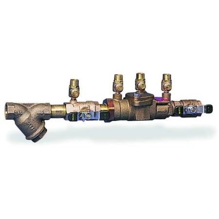 Watts Double Check Valve Assembly, Watts 007 007MIQTS-1