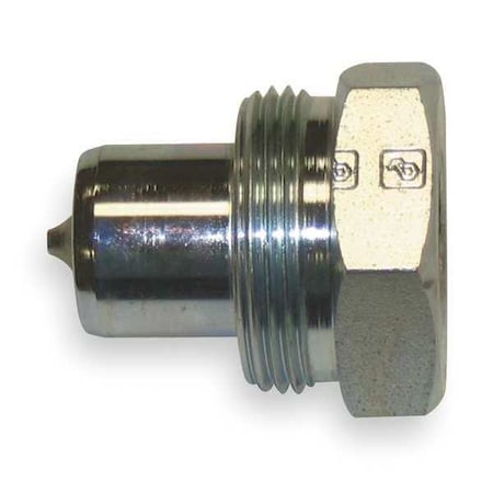 ENERPAC Hydraulic Quick Connect Hose Coupling, Steel Body, Sleeve Lock, 3/8"-18 Thread Size CH604