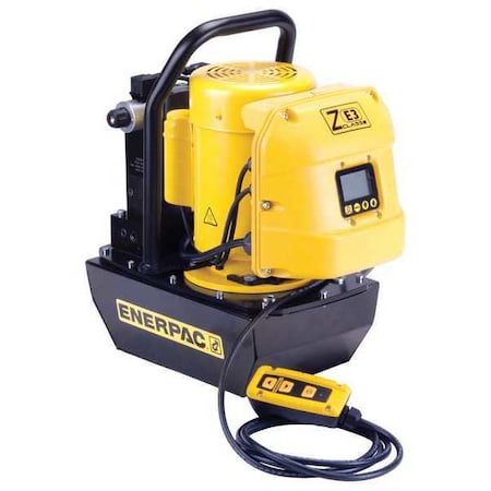 ENERPAC Hydraulic Electric Pump, High Force, 1 hp, Induction Motor, 10,000 psi Max Pressure ZE3308SB