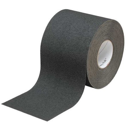 3M Anti-Slip Tape Synthetic Rubber/Plastic Film Proprietary Grit Size, Black, 6" W x 60 ft. L 310-6X60