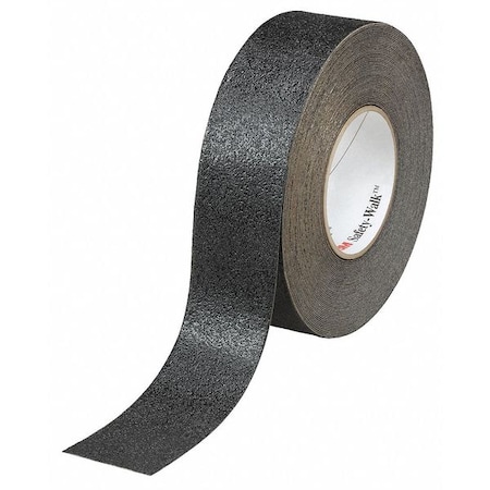 3M Anti-Slip Tape Aluminum Foil 60 Grit Size, Black, 2" W x 60 ft. L, 36 mil Thick 510