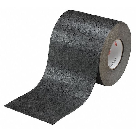 3M Anti-Slip Tape Aluminum Foil 60 Grit Size, Black, 6" W x 60 ft. L, 36 mil Thick 510