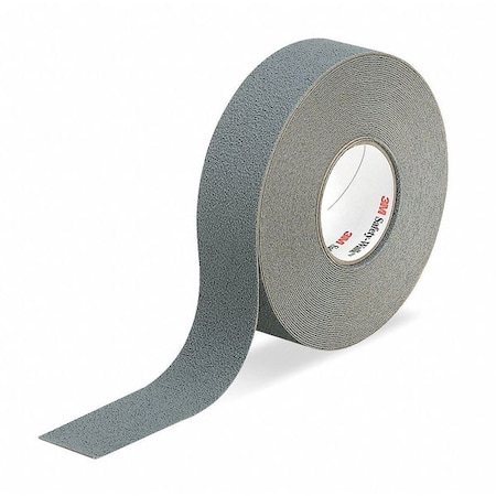 3M Anti-Slip Tape polypropylene Proprietary Grit Size, Gray, 2" W x 60 ft. L, 1.9 mil Thick 370-2X60