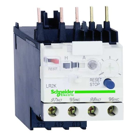 SCHNEIDER ELECTRIC Overload Relay, 0.80 to 1.20A, Class 10, 3P LR2K0306