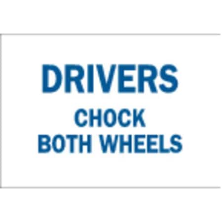 Brady Dock Sign, 10" H, 14" W, Aluminum, Rectangle, English, 43426 43426