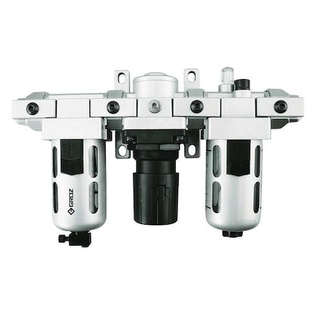 Groz Filter/Regulator/Lubricator, 1/4In, 46cfm 7DX45