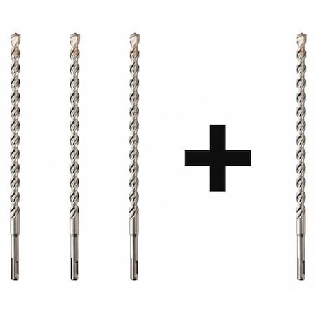 Milwaukee Tool SDS-PLUS 2CT 1/2" X 8" X 10" 48-20-7473