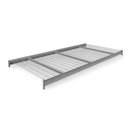 Tennsco Shelf, 48 in D, 96 in W, Gray 6940