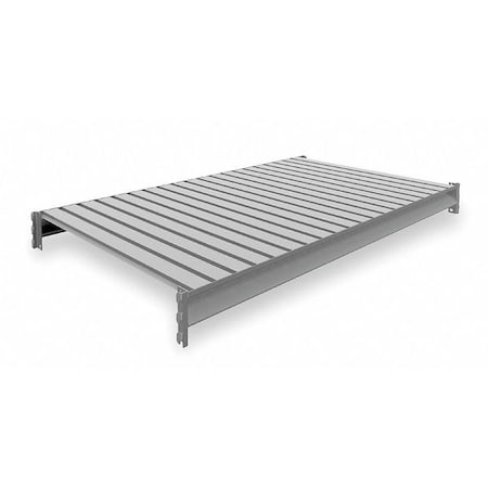 Tennsco Shelf, 36 in D, 60 in W, Industrial Gray 6940