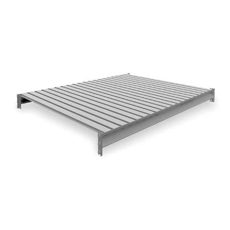 Tennsco Shelf, 48 in D, 60 in W, Industrial Gray 6940