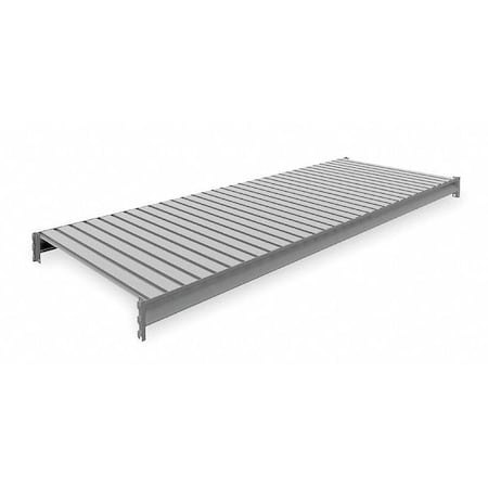 Tennsco Shelf, 36 in D, 96 in W, Industrial Gray 6940