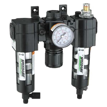 Speedaire FRL, 1/4 In. NPT, 51 cfm, 150 psi 7D691