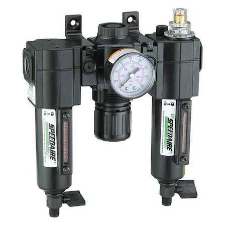 Speedaire FRL, 1/4 In. NPT, 51 cfm, 250 psi 7D692