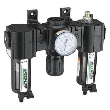 Speedaire FRL, 1/2 In. NPT, 60 cfm, 150 psi 7D721