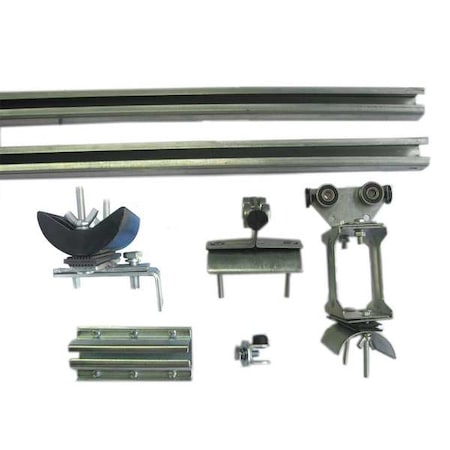 Dayton Festoon System Kit, C-Track, 20 Ft, Flat 7CZ29