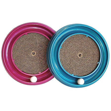 Bergan Turbo Scratcher Cat Toy Assorted 16" x 16" x 1.88" 70128