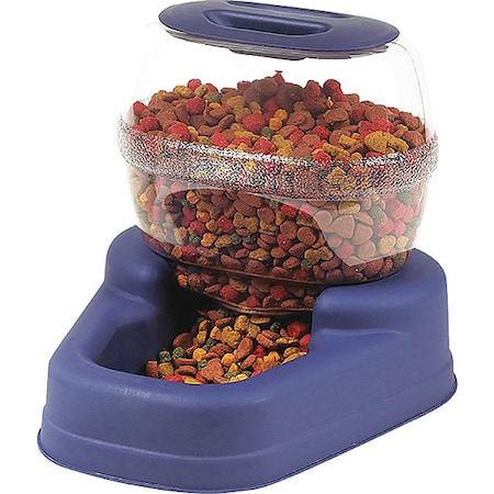 Bergan Petite Gourmet Pet Feeder, Small, Blue, 13 11760