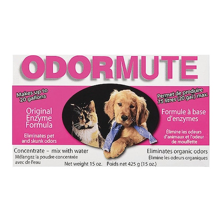 Hueter Toledo Odormute Powder Odor Eliminator Unscented 15 ounces 7" x 4" x 2" 102
