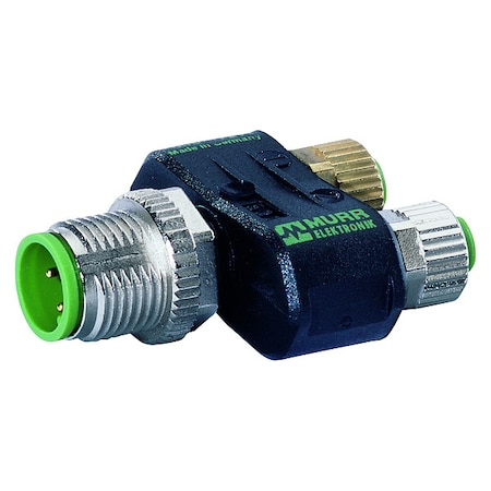 Murrelektronik Cordset, T-Style, Screw Mount, 4A, 45mm 7000-41121-0000000