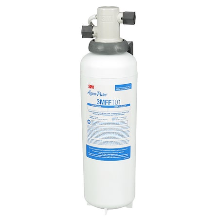 3M Aqua-Pure Water Filter System, 2.5 gpm, 0.2 Micron, 4-1/2" O.D., 16 in H 5616318