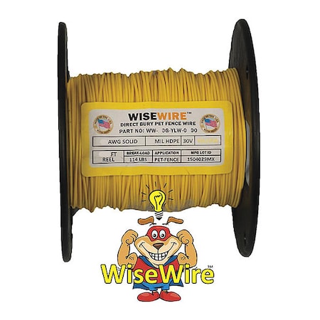 Wisewire Pet Fence Wire, 20 gauge, 500ft WW-20G