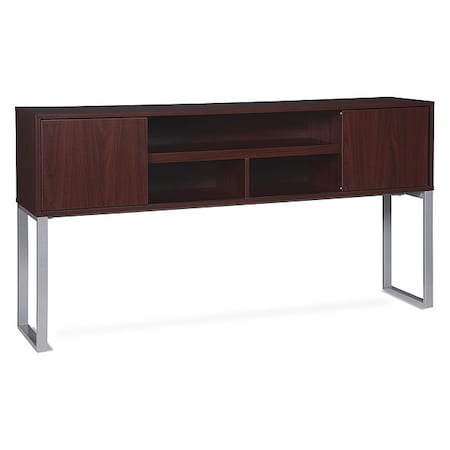 Ofm Fulcrum Series 72" Hutch with Doors Mahogany CL-H7215-MHG